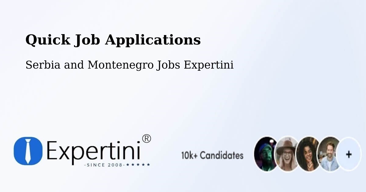 Quick Apply Feature – Six Mile - Serbia and Montenegro Jobs Expertini